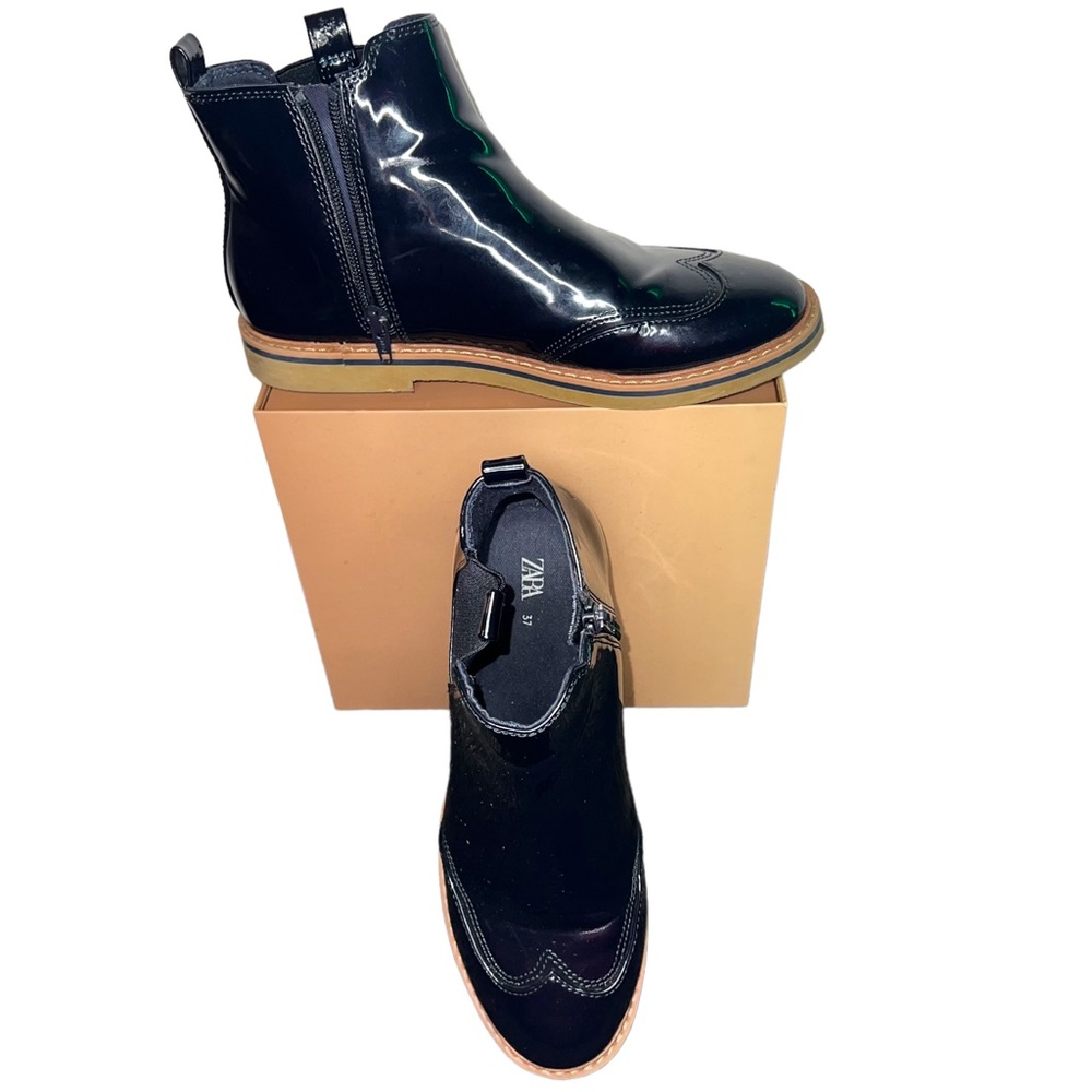 Zara Girls Navy Boot